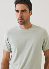 Pima Cotton Stretch Vintage Wash T-Shirt Light Lime
