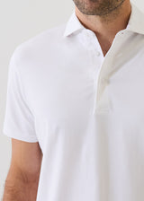 Pima Cotton Stretch Iconic Polo White