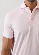 Pima Cotton Stretch Iconic Polo in Pixie Pink