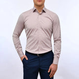 Red Checked Twill Sport Shirt