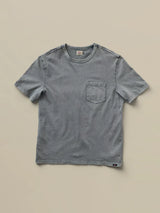 Short-Sleeve Recycled Cotton Tee - Lakeshore Grey