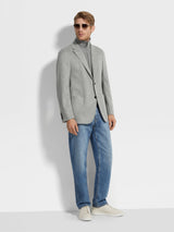 Grey Mélange Oasi Cashmere Jacket