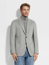 Grey Mélange Oasi Cashmere Jacket