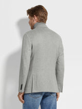 Grey Mélange Oasi Cashmere Jacket