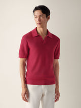 Dark Pink Premium Cotton Polo Shirt