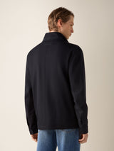 Microfiber Motorin 125cc Field Jacket Navy Blue