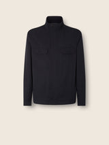 Microfiber Motorin 125cc Field Jacket Navy Blue