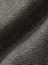 Dark Brown Mélange Cashmere Linen and Silk Overshirt