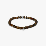 Nepal Nugget Beaded Bracelet With Brown Agate - M