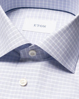 Purple Check Fine Twill Shirt