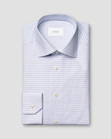 Purple Check Fine Twill Shirt
