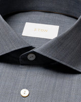Solid Merino Shirt in Blue