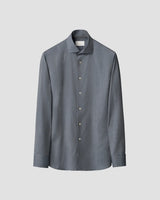 Solid Merino Shirt in Blue