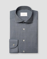 Solid Merino Shirt in Blue