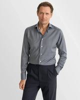 Solid Merino Shirt in Blue