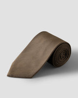 Dark Green Solid Woven Shantung Silk Tie