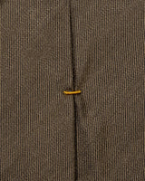 Dark Green Solid Woven Shantung Silk Tie