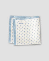 Blue Palm Tree Pocket Square