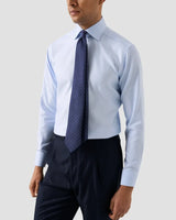 Light Blue Textured Twill Shirt