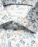Contemporary Blue Floral Signature Twill Shirt