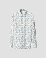 Contemporary Blue Floral Signature Twill Shirt