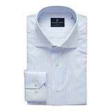 Blue and White Yoga Twill Premium Stretch Shirt