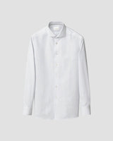 Striped Cotton Linen Shirt - Brown