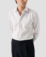 Striped Supima 120 Twill Shirt - Pink