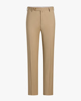 Parker Platinum Super 130s Gab Trouser - Dark Beige