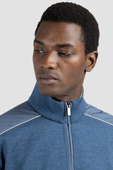 Soft Cool Touch Wool Zip-Up with Typhoon® Platinum details