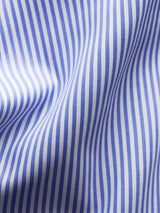Striped Fine Twill Shirt - Contemporary Mid Blue