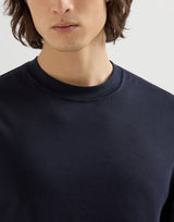 Cotton Jersey Crew Neck T-Shirt