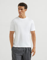 Cotton Jersey Crew Neck T-Shirt