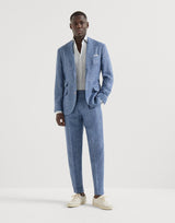 Silk and cotton jersey shirt with spread collar