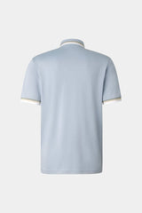 Arik functional short-sleeved top in Misty blue
