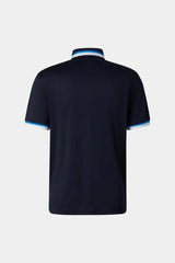 Arik functional short-sleeved top in Navy blue