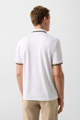 Arik functional short-sleeved top in White