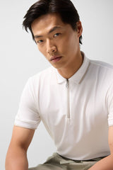 Cody functional short-sleeved top in Off-White