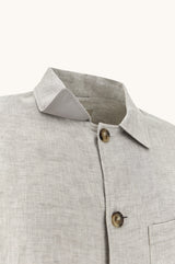 Griffin Chore overshirt in linen
