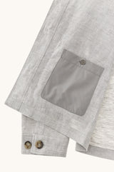 Griffin Chore overshirt in linen