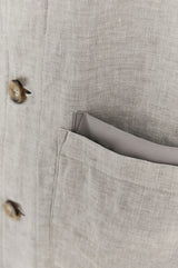 Griffin Chore overshirt in linen