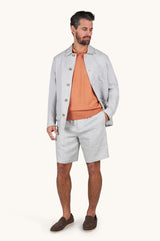 Griffin Chore overshirt in linen