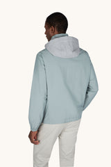 Sage Windbreaker in nylon, wool and silk