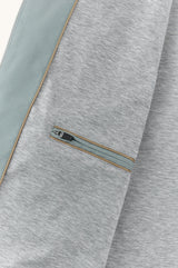 Sage Windbreaker in nylon, wool and silk