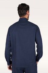 Loro Piana Overshirt Navy Blue