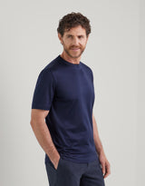 Dark navy cotton T-shirt