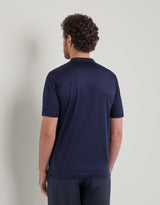 Dark navy cotton T-shirt