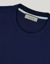 Dark navy cotton T-shirt