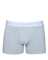 Boxer Brief w/ Fly - Heather Grey