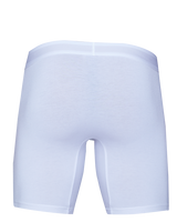 White Biker Brief